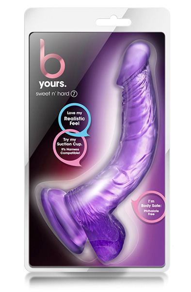 B Yours Sweet N Hard 7 Lila 21,5cm - Dildo 2