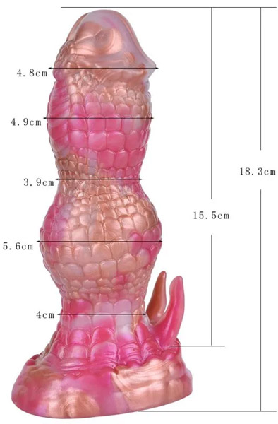 Bad Demon Cerberus Dildo 18 cm - Drachen-Dildo 3