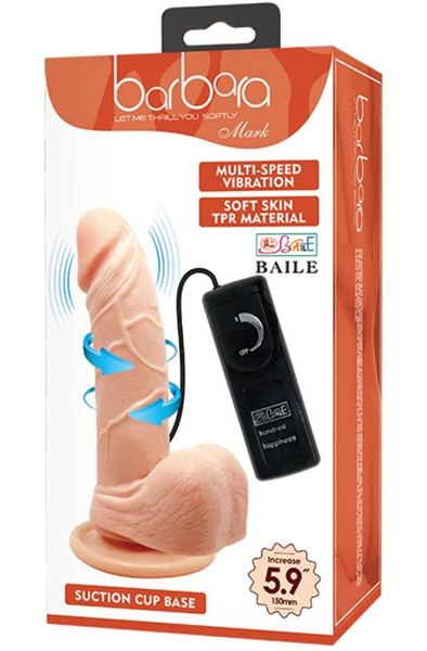 Baile Multi-Speed Vibrationsdildo 15 cm - Vibrierender Dildo 3