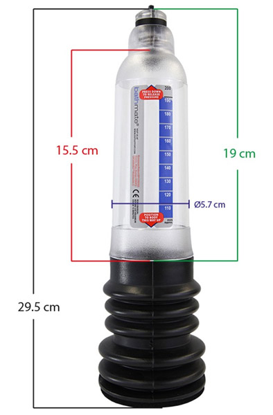 Bathmate Hydro7 Transparent - Elektrische Penispumpe 2
