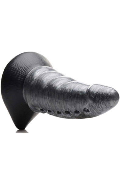 Beastly Kegelförmiger genoppter Silikondildo 21 cm - Drachen-Dildo 3