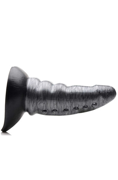 Beastly Kegelförmiger genoppter Silikondildo 21 cm - Drachen-Dildo 4