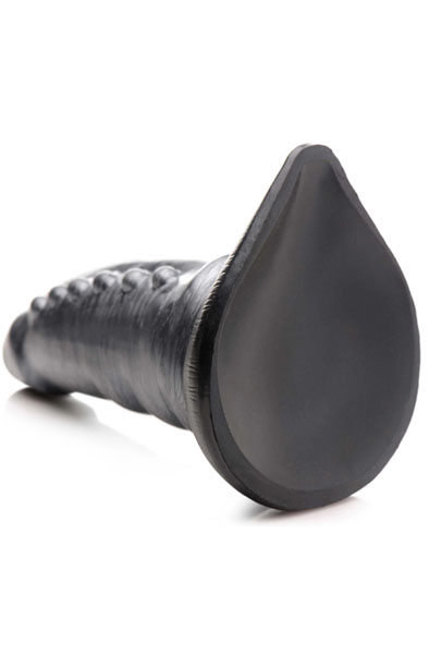 Beastly Kegelförmiger genoppter Silikondildo 21 cm - Drachen-Dildo 5