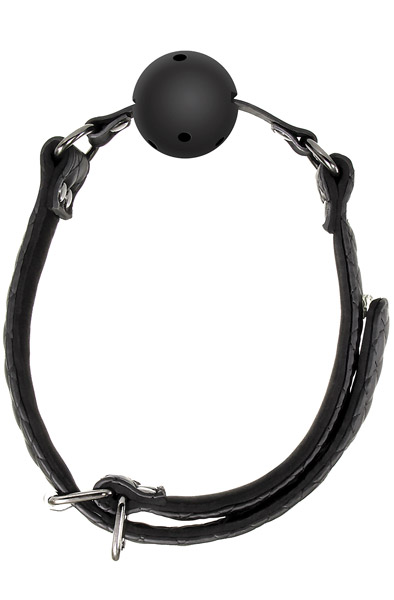 Blaze Ballknebel Diamant Schwarz - Knebelball 2