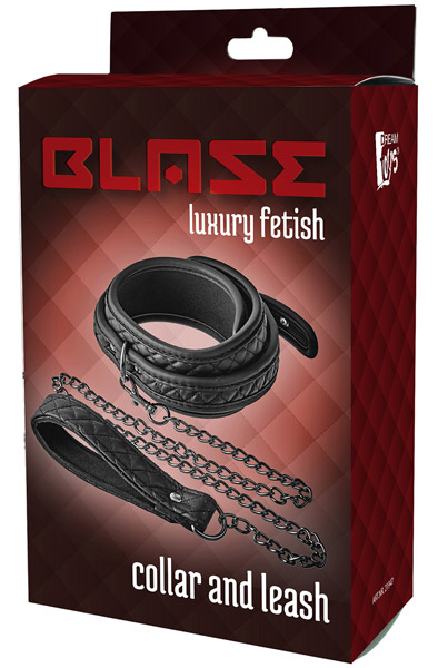 Blaze Halsband Leine Diamant Schwarz - Halsband & Leine 2