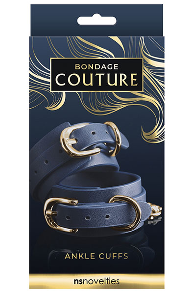 Bondage Couture Fußfesseln Blau - Fußmanschetten 2