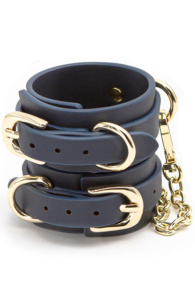 Bondage Couture Handschellen Blau - Handschellen 1