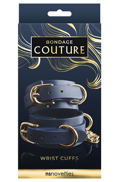 Bondage Couture Handschellen Blau - Handschellen 2