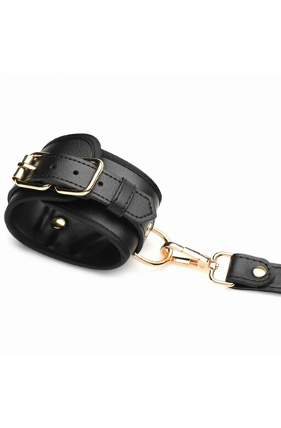 Bondage Thigh Harness With Bows XL/XXL - Hand- und Fußfesseln 3