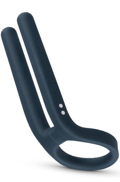 Boners Cockring & Hodenstimulator Blau - Vibrierender Penisring 1