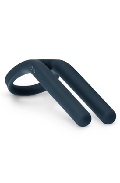 Boners Cockring & Hodenstimulator Blau - Vibrierender Penisring 7