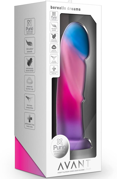 Borealis Dreams Dildo Zuckerwatte 19,5 cm - Dildo 8