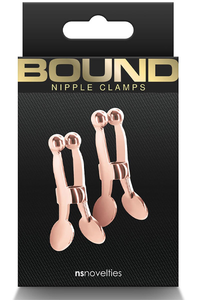 Bound Nippelklemmen C1 Roségold - Brustwarzenklammern 2