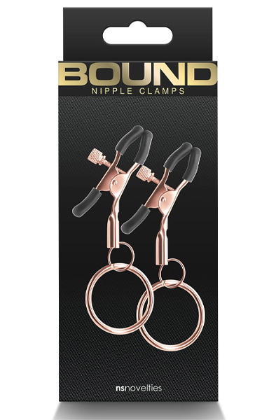 Bound Nippelklemmen C2 Roségold - Brustwarzenklammern 2