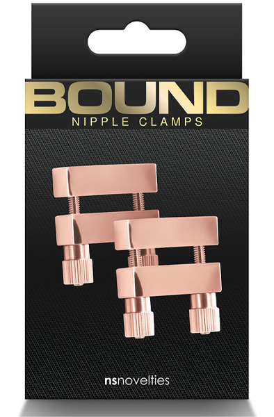 Bound Nippelklemmen V1 Roségold - Brustwarzenklammern 2