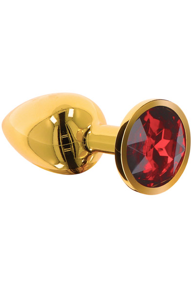 Butt Plug mit Diamant-Juwel Klein - Analplug aus Metall 1