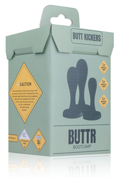 Buttr ButtKickers Analplug Trainingsset - Analplug Set 5
