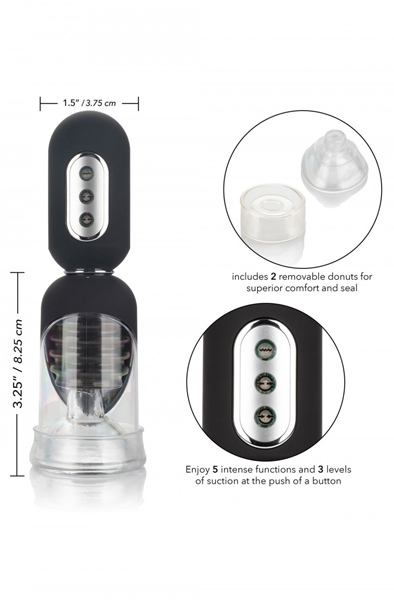 Cal Exotics Set für harte Erektionen mit Penispumpe - Vibrierende Penispumpe 2