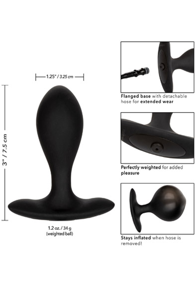 Cal Exotics Silikon Aufblasbarer Plug - Aufblasbarer Analplug 3