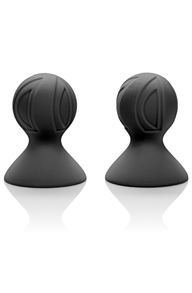 Cal Exotics Silikon Pro Nippelsauger Schwarz - Brustwarzensauger 1