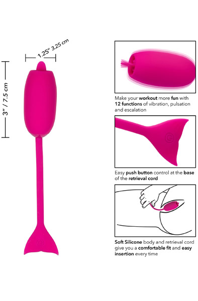 Cal Exotics Wiederaufladbarer Kegel-Stimulator - Vibrierendes Ei 3