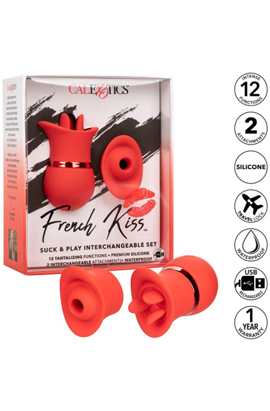 CalExotics French Kiss Saug- & Spielset - Klitoris-Stimulator 8