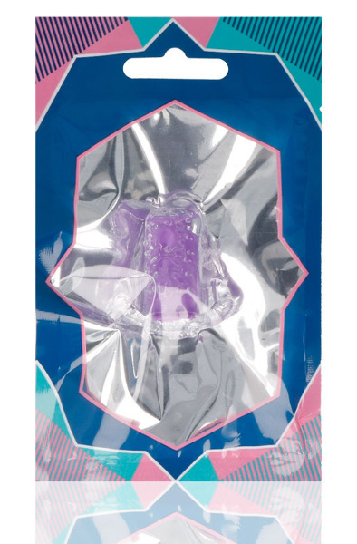 Casual Love Freizeit-Ring Zungenvibrator Lila - Finger-Vibrator 2