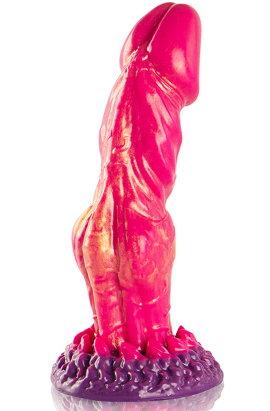 Cerberus Dildo Mythologisches Feuer 21,5 cm - Monster-Dildo 1