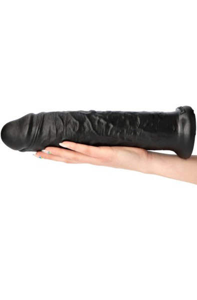Cesare Dildo Schwarz 31,5 cm - XL Dildo 2