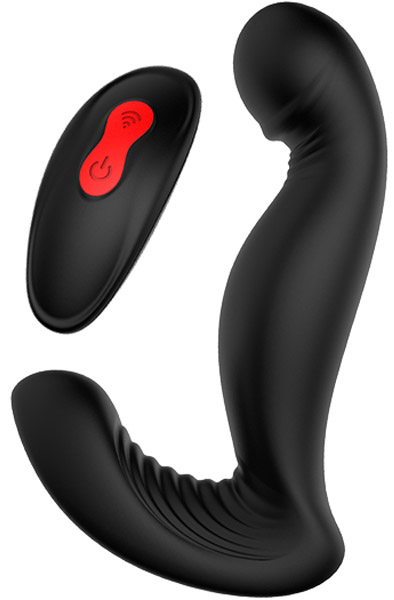 Cheeky Love Wirbelnder P-Vergnüger Schwarz - Ferngesteuerter Prostata-Vibrator 1