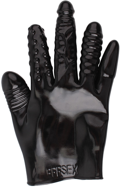 Chisa Novelties Anal-Quintett-Handschuh - Strukturierte Handschuhe für Analspiele 3