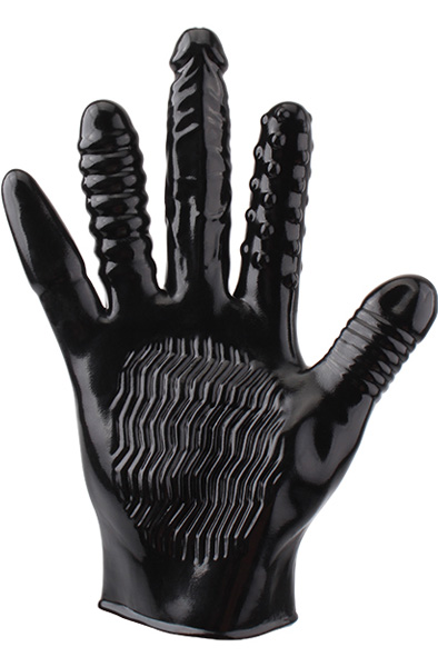 Chisa Novelties Anal-Quintett-Handschuh - Strukturierte Handschuhe für Analspiele 5