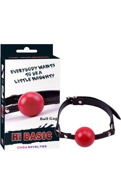 Chisa Novelties Roter Ballknebel - Knebelball 2