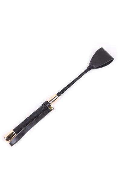 Classic Gerte Schwarz/Gold 30 cm - Reitgerte 2