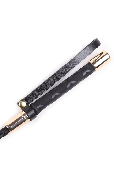 Classic Gerte Schwarz/Gold 30 cm - Reitgerte 5