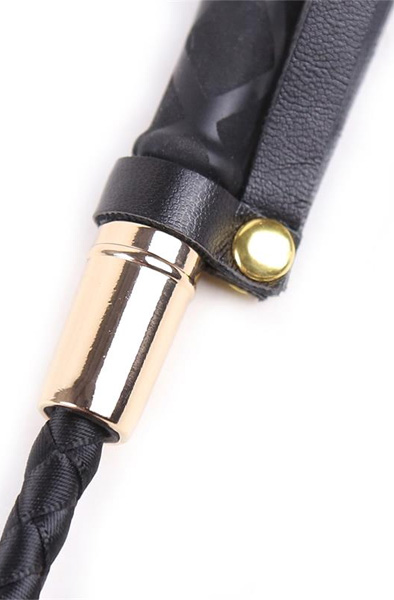 Classic Gerte Schwarz/Gold 30 cm - Reitgerte 6