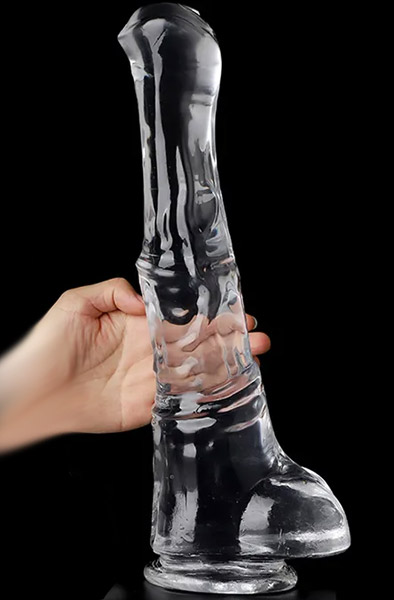 Clearly Horny Dildo Monster Hestur XL 40 cm - Monster-Dildo 4