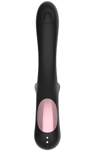 Clitoral Licking G-Punkt Klopf-Vibrator Schwarz - G-Punkt-Vibrator 5