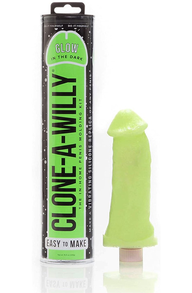 Clone-A-Willy Leuchtet im Dunkeln Set Neon Grün - Klone-einen-Schwanz-Set 2
