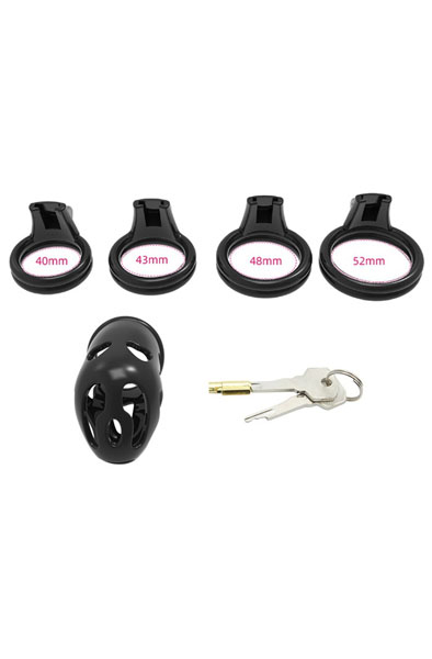 Cocklock Gosty Keuschheitskäfig Schwarz - Keuschheitskäfig 4