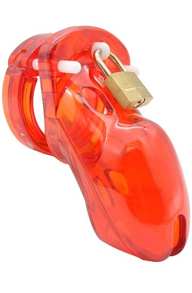 Cocklock Keuschheitskäfig Locky Rot - Keuschheitskäfig 1