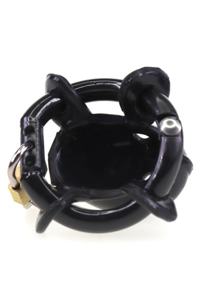 Cocklock Keuschheitskäfig Nub Weich Schwarz 6x2 cm - Keuschheitskäfig 3