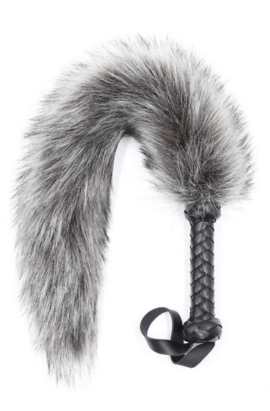 Correct Me Peitsche für sanfte Streicheleinheiten Grau 45 cm - Peitsche für BDSM 3