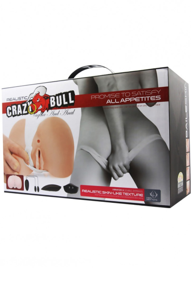Crazy Bull Realistischer Vibro-Masturbator Vagina und Arsch - Sexpuppe 2