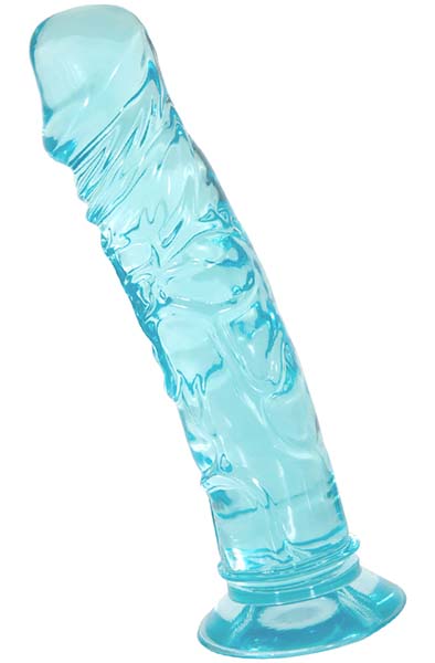 Crystal Pleasures Aqua Blau 18 cm - Dildo 2