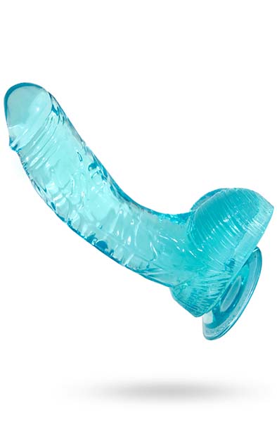 Crystal Pleasures Aqua Blau 20 cm - Dildo 2