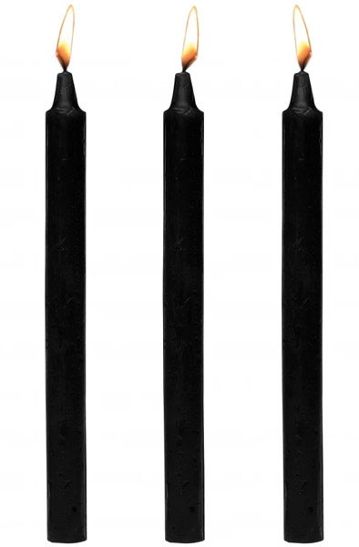Dark Drippers Fetisch-Tropfkerzen 3er-Set - BDSM Kerze 1