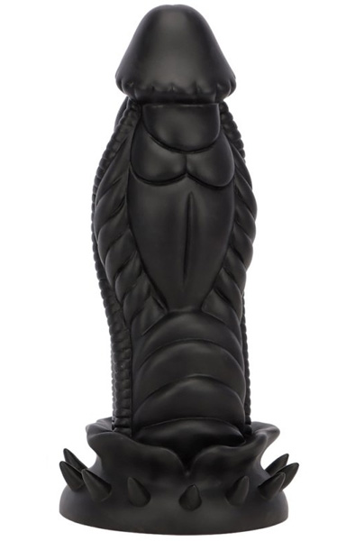 Darksil Allkus Dildo Schwarz 25 cm - Drachen-Dildo 1