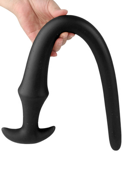 Darksil Ultra Langer Schlanker Dildo Schwarz 50 cm - Extra langer Anal-Dildo 2