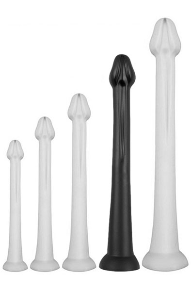 Darksil Whale Dildo XL Schwarz 48 cm - Extra langer Anal-Dildo 1